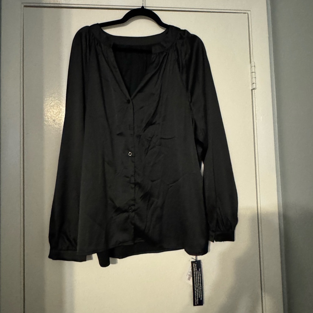 Elegant Black Women's Top